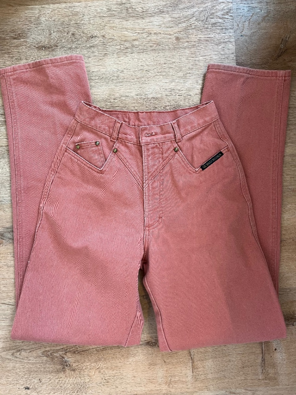 Vintage Salmon Rocky Mountain Clothing Co. V-Front yoke Bareback jeans